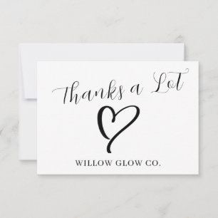 Small Business Thank You Brands Note Card