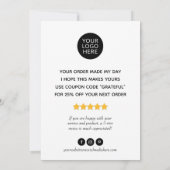 Small Business Thank You Card (Back)
