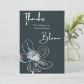 Small Business Thank You Card (Standing Front)
