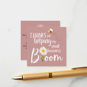 Small Business Thank You Card