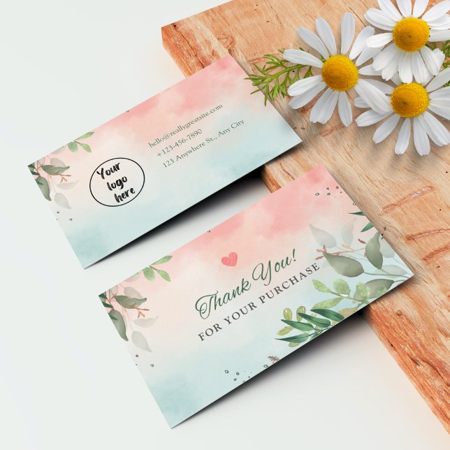 Small Business Thank You Card For Customer (Small Business Thank You Card For Customer)