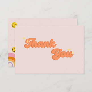 Small Business Thank You Card Retro Vibes