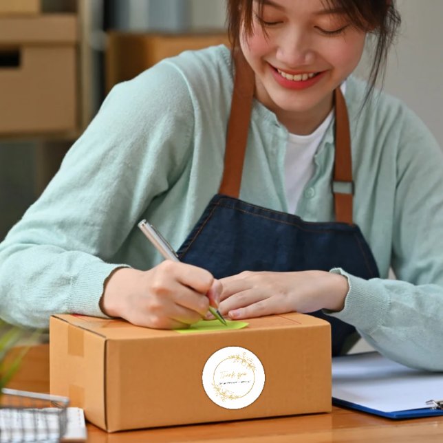 Small Business Thank You Sticker (Creator Uploaded)