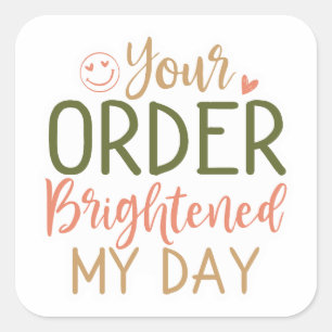 Small Business Thank You Stickers