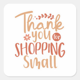 Small Business Thank You Stickers