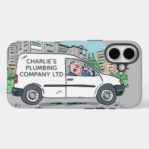 Small Business with Name. Man and Van iPhone 16 Plus Case