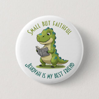 Small but faithful 6 cm round badge