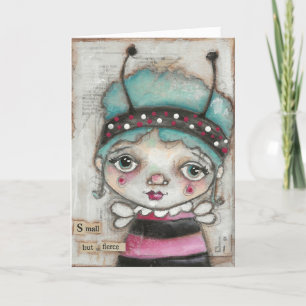 Small but Fierce birthday card