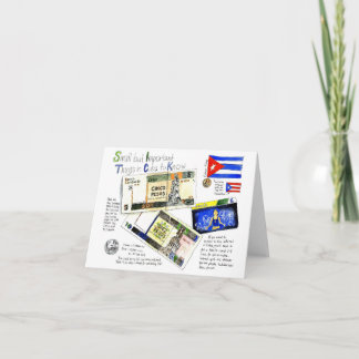 Small but Important Things in Cuba to Know Card
