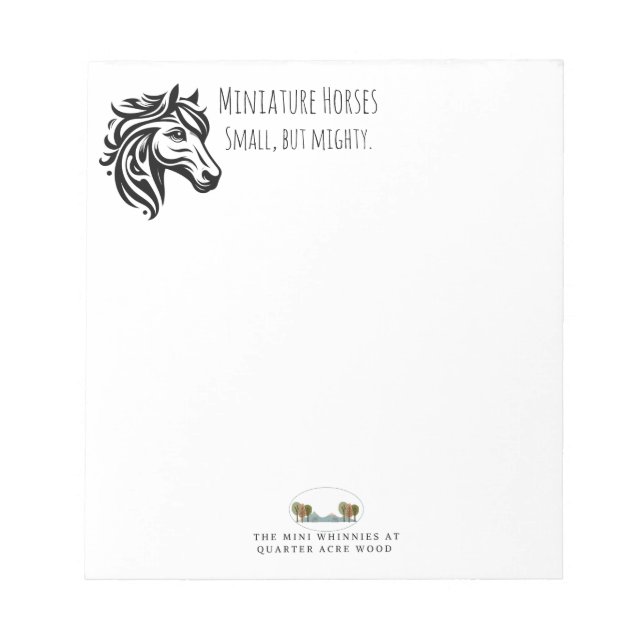 Small, but Mighty Notepad (Front)