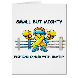 " SMALL BUT MIGHTY, YELLOW RIBBON" CARD