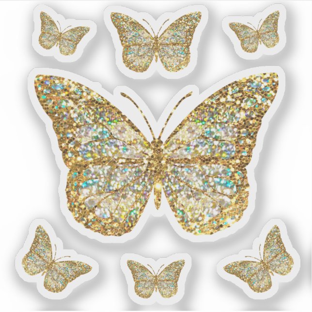 small butterflies sticker (Front)