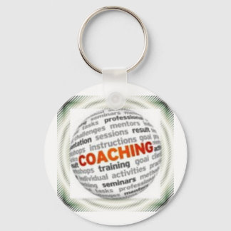 Small Button Coaching Keychain #12