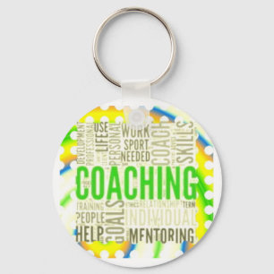 Small Button Coaching Keychain #5
