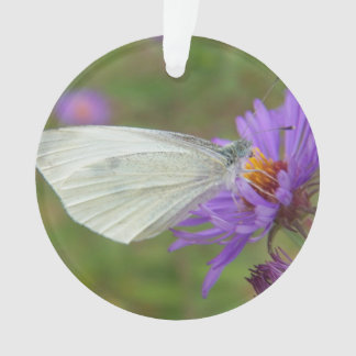 Small Cabbage White Butterfly Ornament