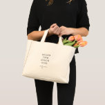 Small Canvas Tote Bag<br><div class="desc">Customise your design in Templett. After you are done editing,  download your file in a JPG format (don't forget to turn on the bleed option). Upload your design here by clicking on the blue "Personalise" button.</div>
