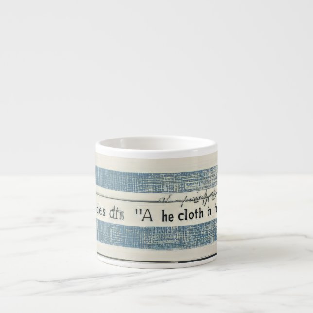 Small Ceramic Cup with Ocean Details (Front)