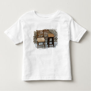 Small chair and stool, Pienza, Italy Toddler T-Shirt
