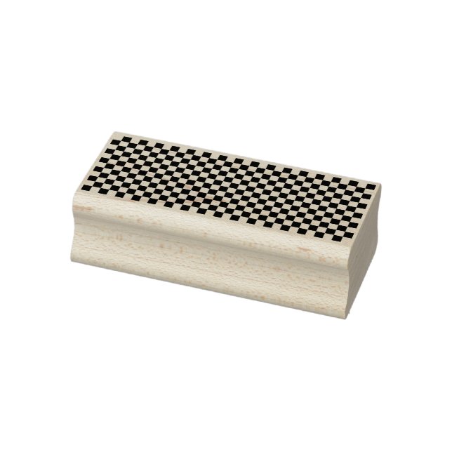 Small Check Pattern Rubber Stamp (Stamp)