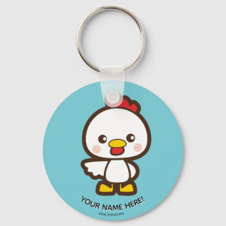 Small chicken key ring