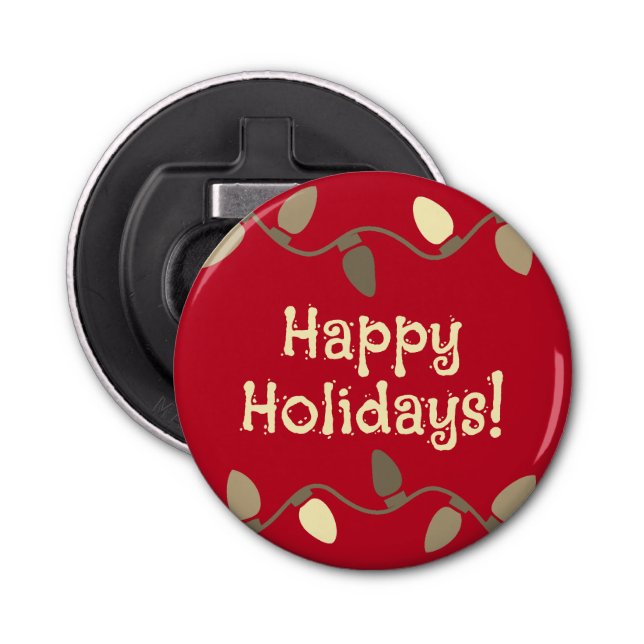 Small Christmas Gift for the Holidays Bottle Opener (Front)