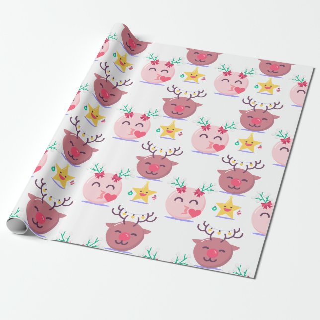 Small Christmas gifts Wrapping Paper (Unrolled)