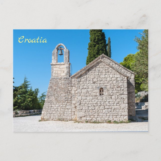 Small church on Marjan hill near Split - Croatia Postcard (Front)