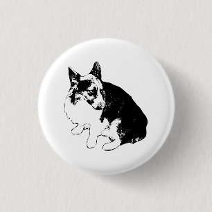 Small Circle, Big Ears 3 Cm Round Badge