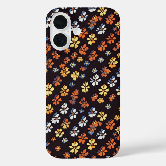Small Colourful Flowers Pattern Case-Mate iPhone Case (Back)