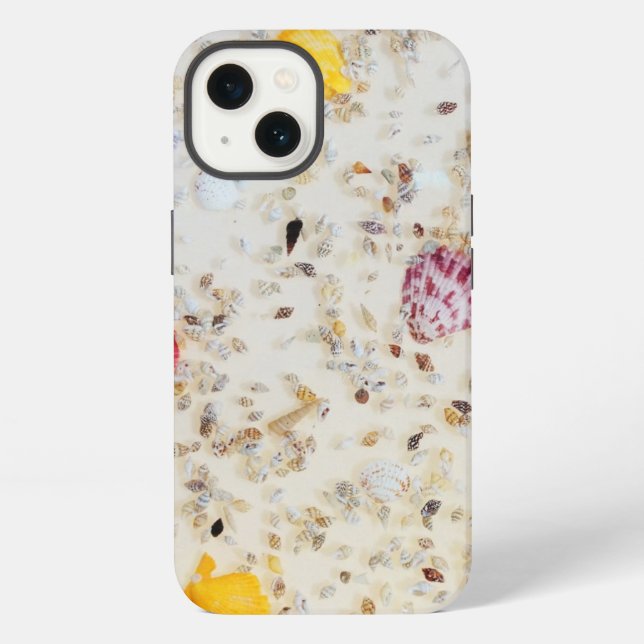 Small Colourful Seashells iPhone Case (Back)