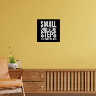 Small Consistent Steps Consistency Motivation Poster