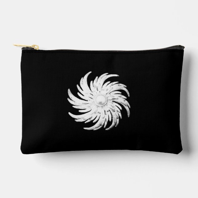 SMALL COSMETIC MAKEUP POUCH  ART STYLE DESIGN (Front)