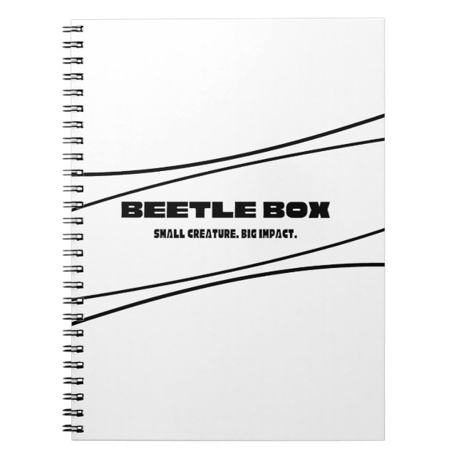 Small Creature. Big Impact Notebook (Front)