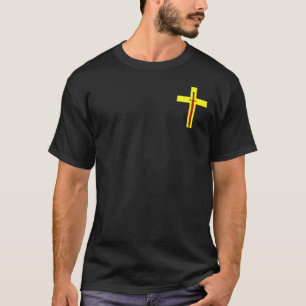 Small Cross with Sword Men's Shirt