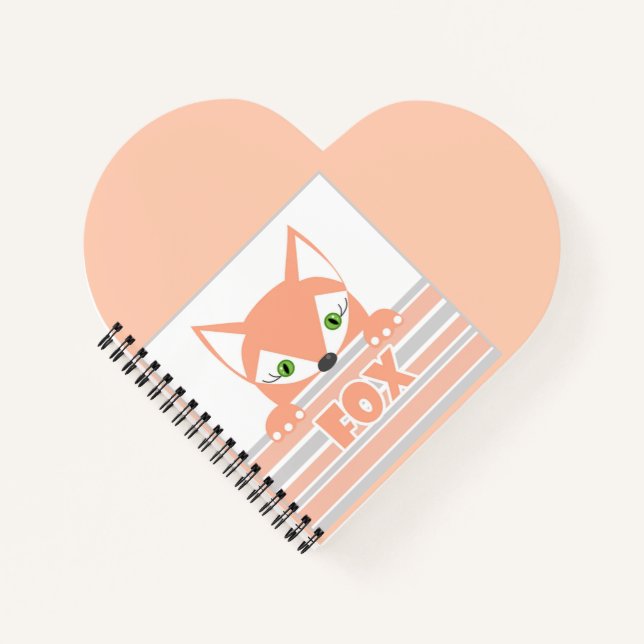 Small, curious Fox Notebook (Front)