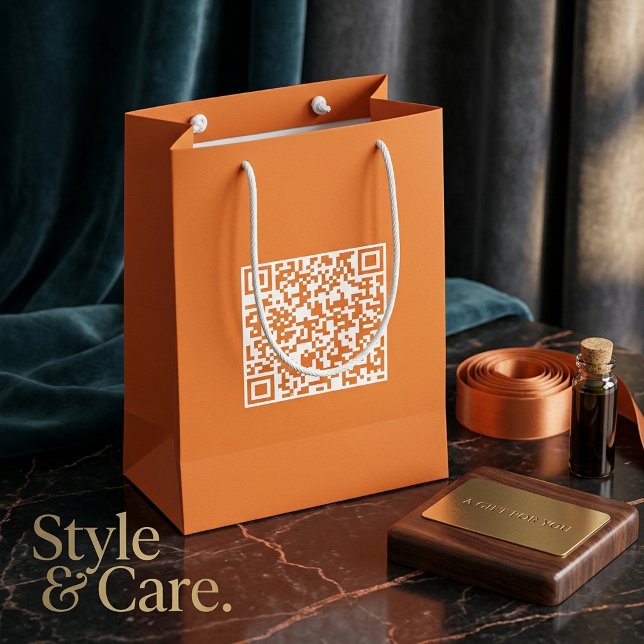Small Custom Bag with QR Code for Brand Promotion (Small Custom Bag with QR Code for Brand Promotion)