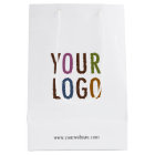Small Custom Paper Shopping Bag with Company Logo