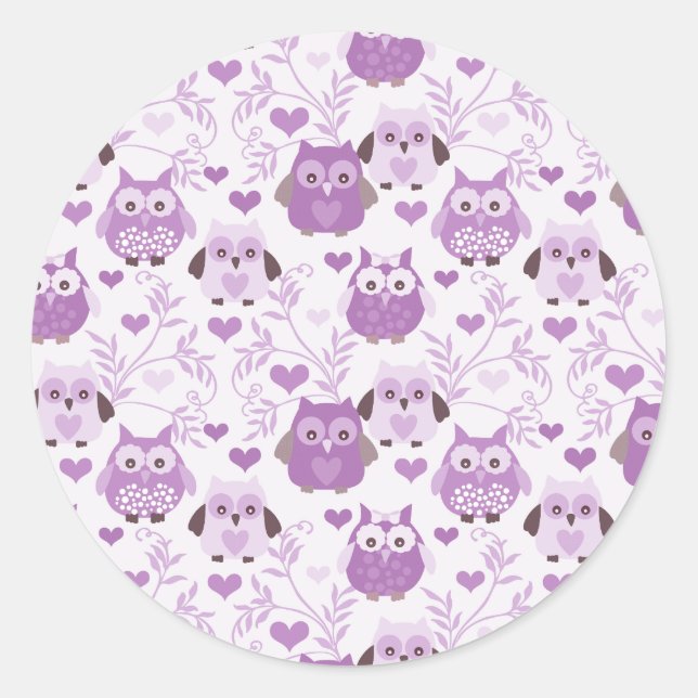 Small Cute Owl Stickers (Front)