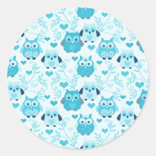 Small Cute Owl Stickers