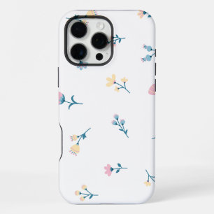 Small Delicate Flowers in Pastel Colours iPhone 16 Pro Max Case