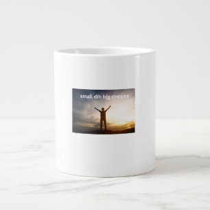 Small Dih Big Dreams Funny Meme Large Coffee Mug