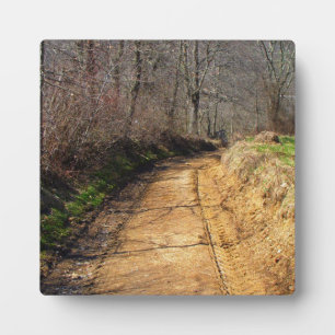 Small Dirt Country Road Plaque