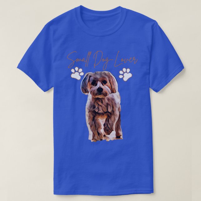 Small Dog Lover T-Shirt (Design Front)