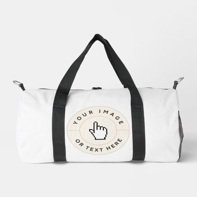 Small Duffel Bag - Custom Add your image/text (Front)