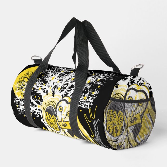 Small Duffel Bag – Owl Wisdom Night Sky Design (Right Corner)
