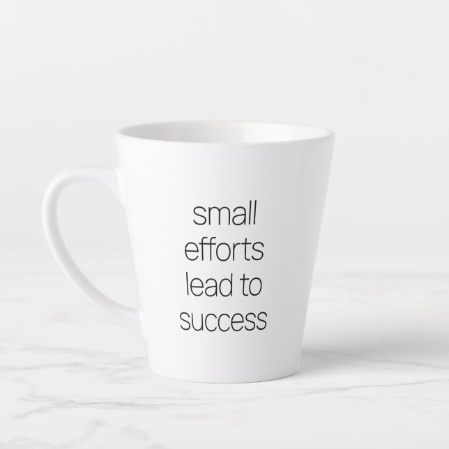 Small Efforts Latte Mug (Left)