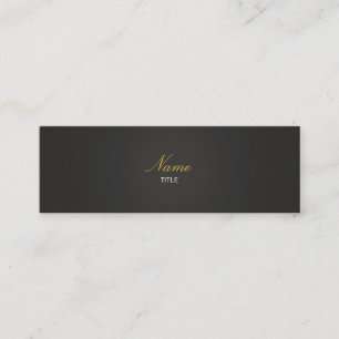 Small Elegante Mini Business Card