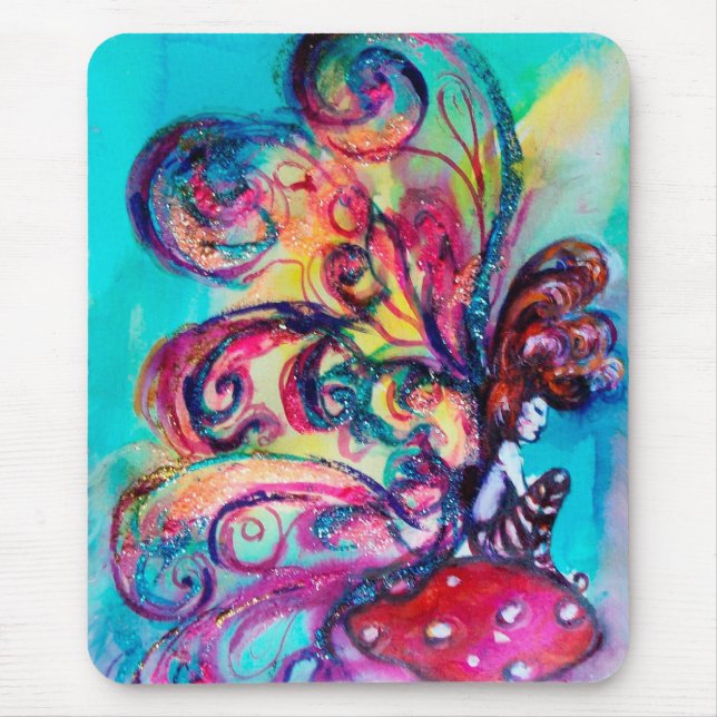 Small Elf of Mushrooms Mouse Pad (Front)