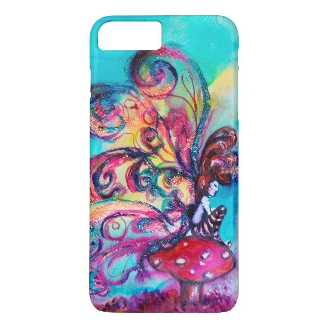 SMALL ELF OF MUSHROOMS ,Pink Gold Yellow Blue Case-Mate iPhone Case (Back)