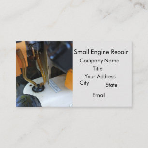 Small Engine 2 Cycle Repair Business Card